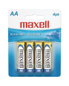 Maxell 723465 - LR64BP Alkaline Batteries (AA; 4 pk; Carded)