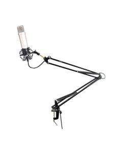 Pyle Pro PMKSH04 Universal Table Clamp Pro Boom Shock Microphone Mount