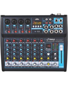 Pyle PMXU83BT 8-Channel Bluetooth Studio Mixer