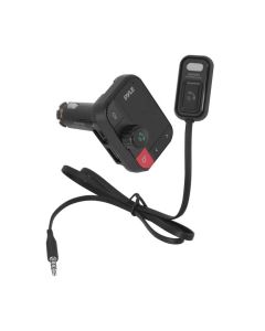 Pyle PBT97 Bluetooth-Streaming FM Transmitter Adapter with Detachable Microphone