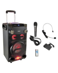 Pyle Pro PWMA335BT Portable Bluetooth Karaoke Speaker Radio