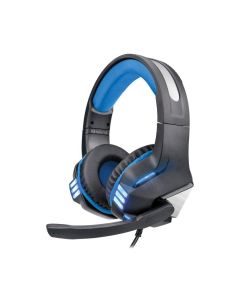 Supersonic IQ-480G - BLUE Pro-Wired Gaming Headset with Lights (Blue)