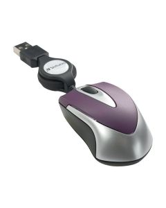 Verbatim 97253 Optical Mini Travel Mouse (Purple)