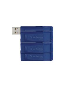 5PK 8GB USB FLASH DRV BLU